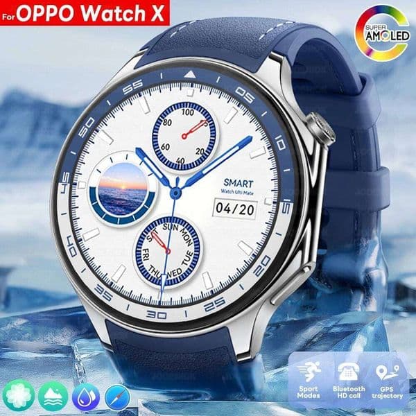 Smart Watch High-end Business Men Bluetooth Call IP68 Waterproof Fitness Tracker Smartwatch Man 2025 New X260128