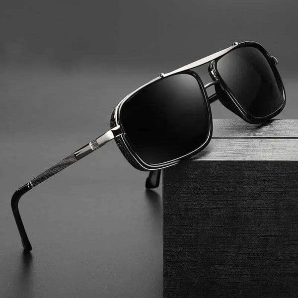 Punk Polarized Sunglasses Men Vintage Fashion Steampunk Square Sun Glasses Male Driving Googles Summer Travelling Shades UV400 H260129