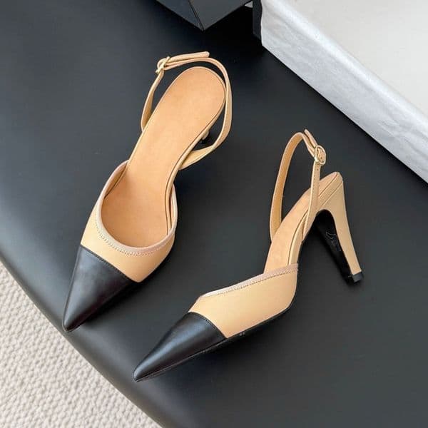 2026 Classic new Fashion Pointed-toe Slingbacks Sandals Stiletto heels Dress Shoes womens pumps shoes Luxury designer Evening Office shoes