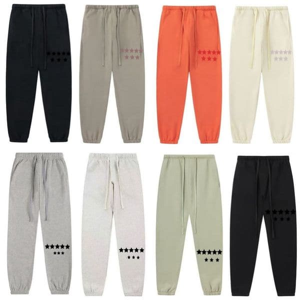 Sweatpant Pants Men Womens Loose Ware Cargo Black Warm Pants Pantoufle 100% High Quality Thick Cotton Pants Big Size US SIZE S M L XL