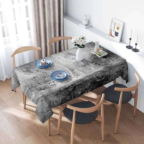 Modern Black Marble Print Tablecloth Home Decor Simple Dining Room Decoration Supplies New Arrival! Size140*230cm 26W0129