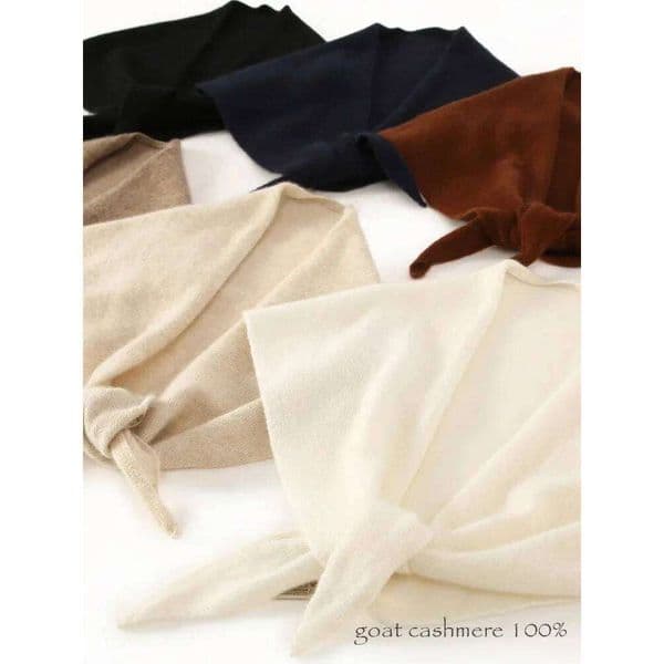 Women Baby Cashmere Triangle Mini Scarf Small Neck Warmer Autumn Winter Cowl Soft Light Knitted Neckerchief 26Y0129