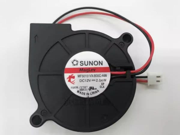 Original SUNON 5015 MF50151VX-B00C-A99 12V 2.04W Two-Wire Blower Fan