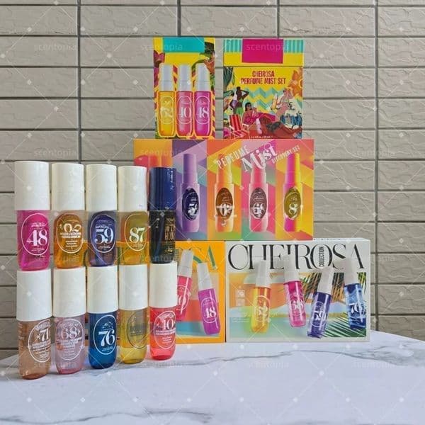 Perfume High Quality Body Perfume Mist 3Pcs/4Pcs*30ml Gift Set Body Fragrance for Men Women with Good Smell High Quality brume Parfum