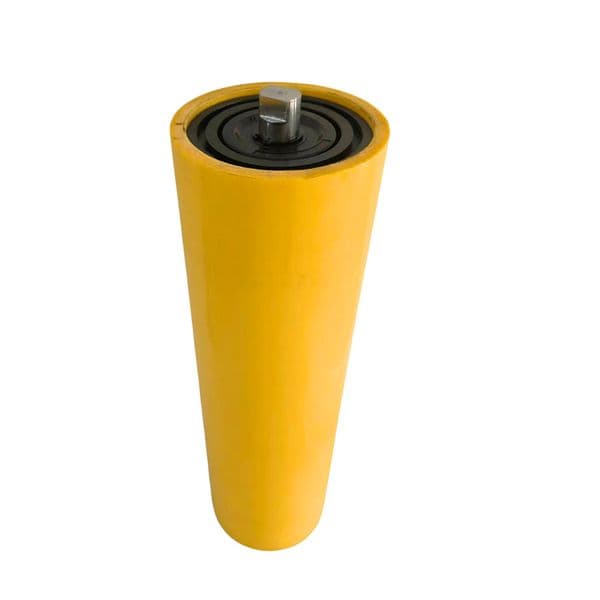 Mining Grade Polymer Idler Wear-Resistant | Impact Resistant High Load | Anti-Stick Self-Cleaning Surface | Wet Corrosive Environment | 5x Steel Idler Lifespan