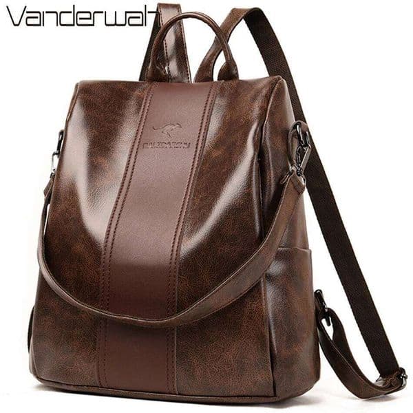 Ladies Travel Mochila Feminina Anti Theft Sac Women Leather Backpack High Quality Bagpack School Bags for Teenage Girls