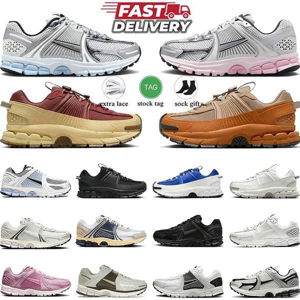 2026 new Top V5 metalic Designer shoes vomero 5 New designer Running low shoes Blue Tint Team Red Flax men women sesame jogging shoes Retro sneakers trainers V5