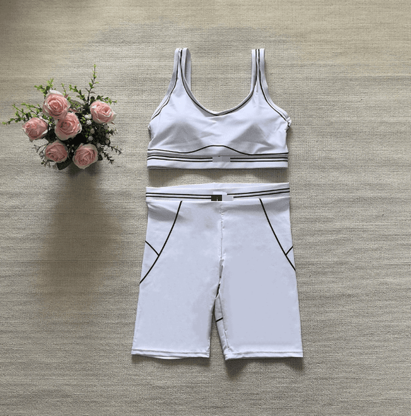 Fashion Daily Running Yoga Tracksuits Women Two Peice Sets Gym Trouser Woman 2 Pieces Clothing Fitness Pant Suit Sweat Wear Outfits Jogging Sportswear Clothing