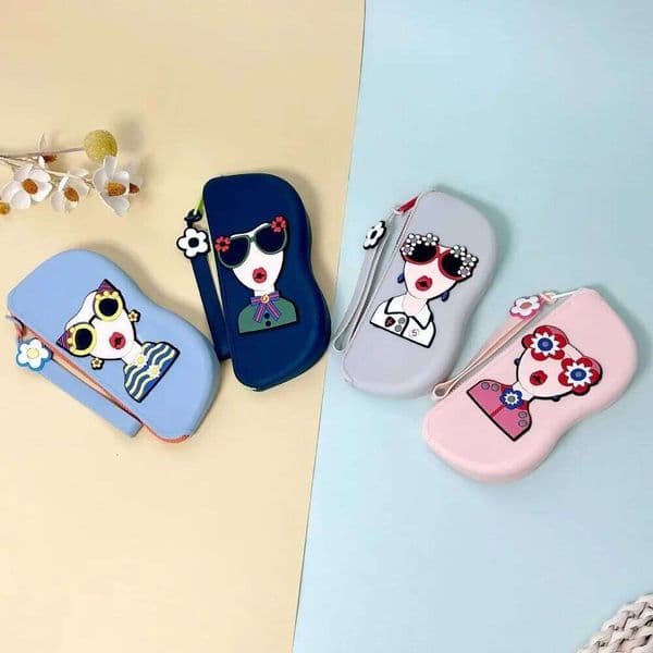 Portable Multifunctional Bag Waterproof Dustproof Coin Purse Silicone Small Items Bags Glasses Case For Travel