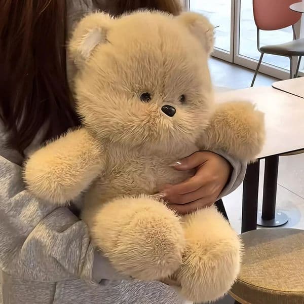 Kawaii Running Bear Plush Toy Cartoon Cute Premium Cozy Stuffed Animal Super Soft Plush Toy Soothing Doll Birthday Gift 260127