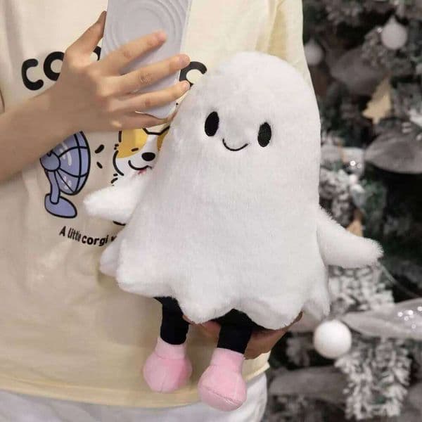 Latest Halloween Ghost Pumpkin Stuffed Plush Toy Handmade Cartoon Anime Cute Birthday Gift for Friends Fun Doll C260130