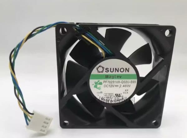 Wholesale: SUNON PF70251VX-Q02U-S99 DC12V 2.46W 4-wire 7025 cooling fan