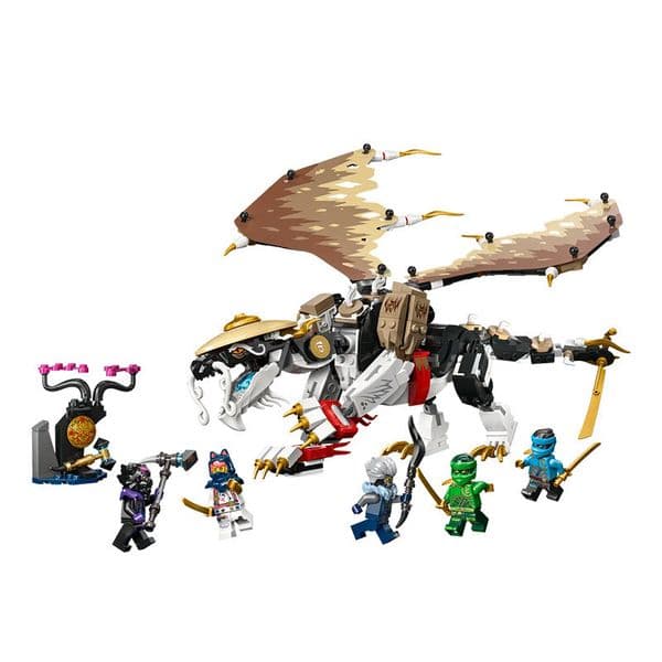 Cross-border new Phantom Ninja first-generation dragon master Igot 71809 snap-together puzzle toy gift