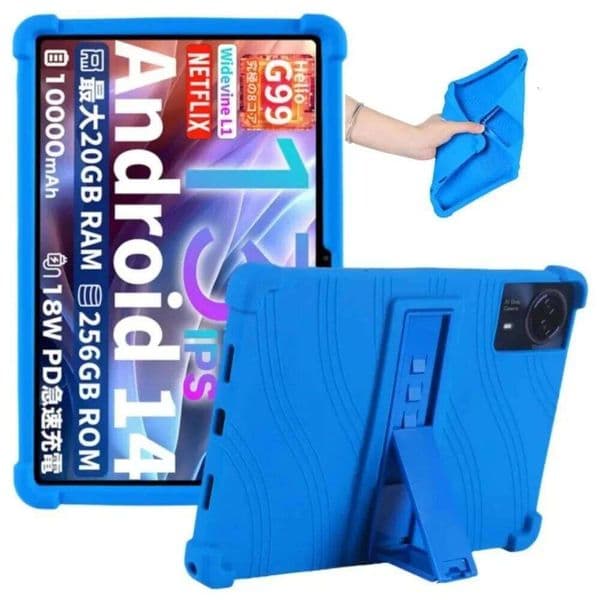For Teclast M50 Mini P20 P20S P25T P26T P30T P30S P40S P40HD P50 P80T P85T M40S M40 Pro Plus Case Soft Silicone Stand Kids Cover H260131