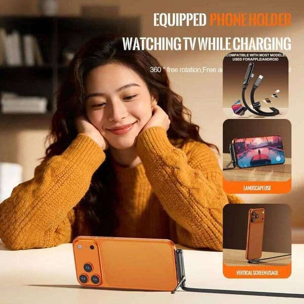 New 2026 240W Fast Compatible With Android Iphone Phones Tablets Charging Stand Data Cable Kuhangxin