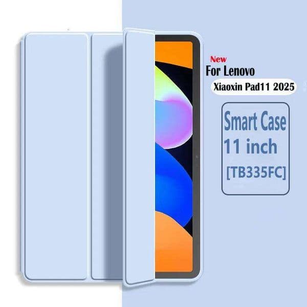 For Xiaoxin Pad 2025 Case 11 inch TB335FC Magnetic Trifold Stand PU Leaher Silicone Soft Back Tablet Cover Funda Coque H260131