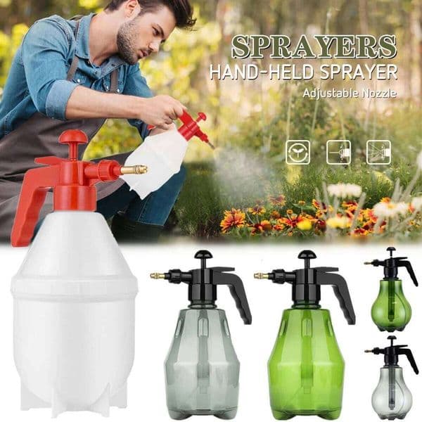 1.5L Hand Pressure Manual Air Pump Garden Disinfection Water Sprayer, Gardening Irrigation Watering Tools Spray Bottle 26L0131