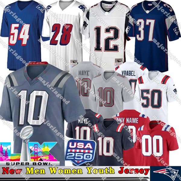 New Englands city PatriotsES Jersey Drake Maye Jersey Hunter Henry Jersey USA250 PatriotsJersey Rhamondre Stevenson Jacoby Rivalries Collection Football Jersey