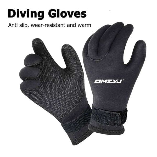 5MM 3MM Men Wetsuit Winter Gloves Snorkeling Paddling Surfing Kayaking Canoeing Spearfishing Mittens Diving Equipment Z260131