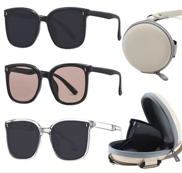 designer sunglasses for men women foldable polarized uv protection fashion multi-color