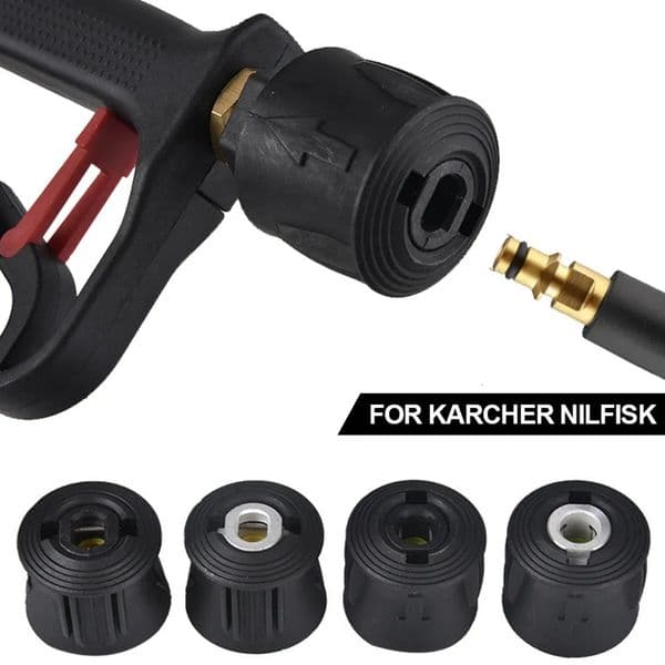 Yard Decor For Bosch Nilfisk Lavor Parkside Karcher Patriot Daewoo High Pressure Washer Outlet landscape Adaptor Hose Connecter To M22 Spray Gun Garden Ornament