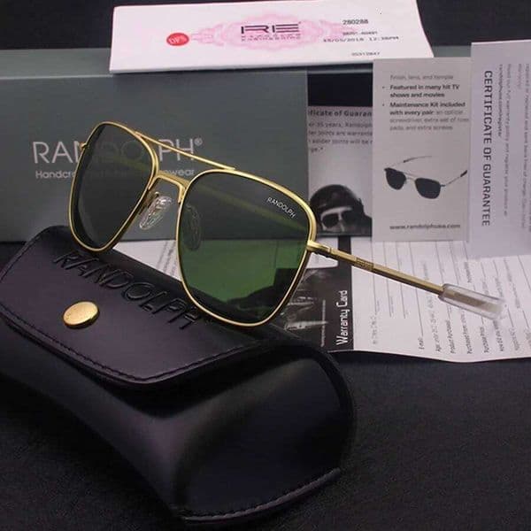 RE Sunglasses Men Top Quality Anti-Scratches American Army Military Mirror AGX Tempered Glass Lens Pilot Sun Glasses UV400 H260228