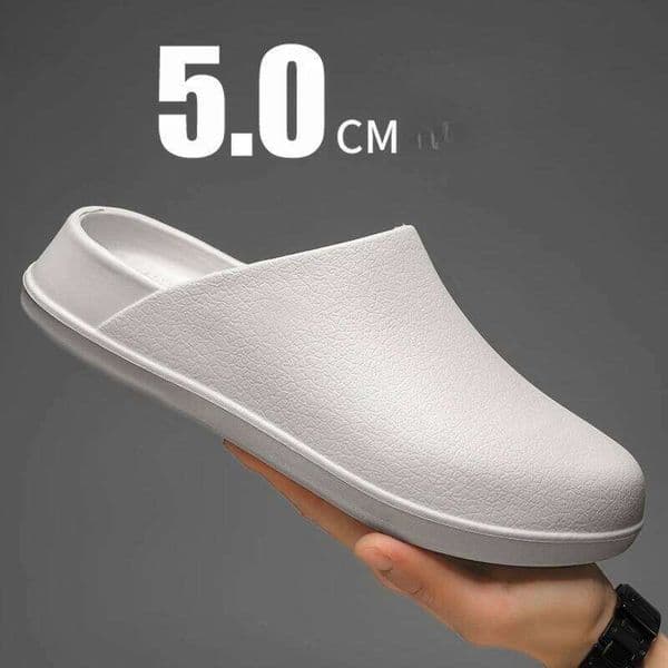 2025 Men Slippers Soft Outdoor Home Women Casual Non-slip Couple Garden Waterproof Chef Shoes Nurse Doctor Sandals