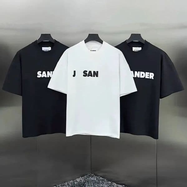 Jiill Sander T Shirt designer shirts high-quality Sander Shirts Street Casual tshirt Loose Men Women Summer Luxury tshirt Chest Print Tops t shirt Loose Tees