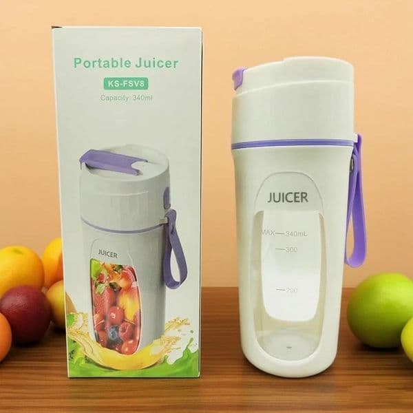 Portable Blender Machine USB Rechargeable Personal Size Blender Juicer Cup For Smoothies And Shakes Mini Fruit Mixer Cup 260208