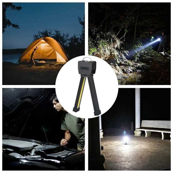 Gym Lamp for Posing USB Rechargeable Portable Foldable Worklight with Super Magnetic LED Posing Lamp with Hook 7-grade Dimming X2603021