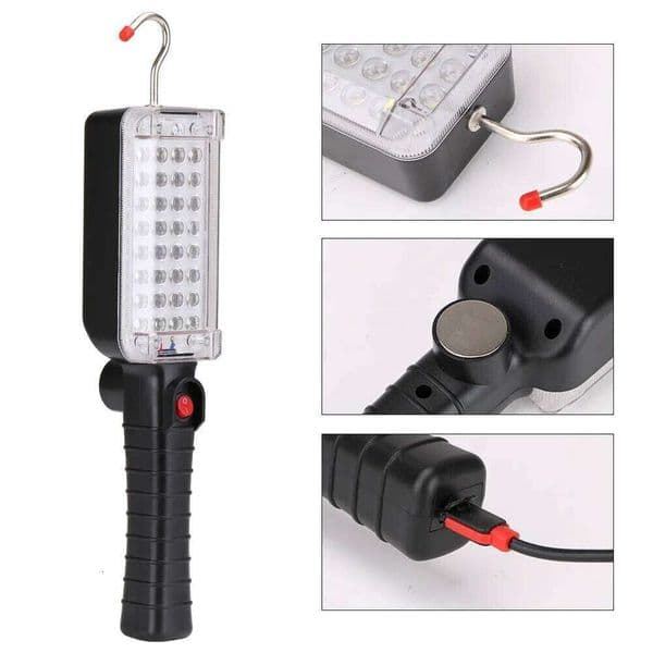 Floodlight Portable COB Rechargeable Work Light Waterproof Camping Fishing Magnetic Auto Repair Flashlight Searchlight C260302