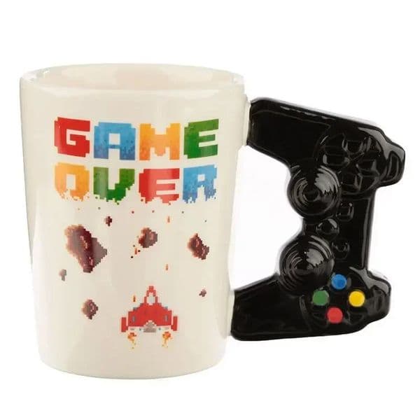 350ml Creative 3D Water Cup Game Console Handpainted Ceramic Mug Lever Switch Handle 260228BJ