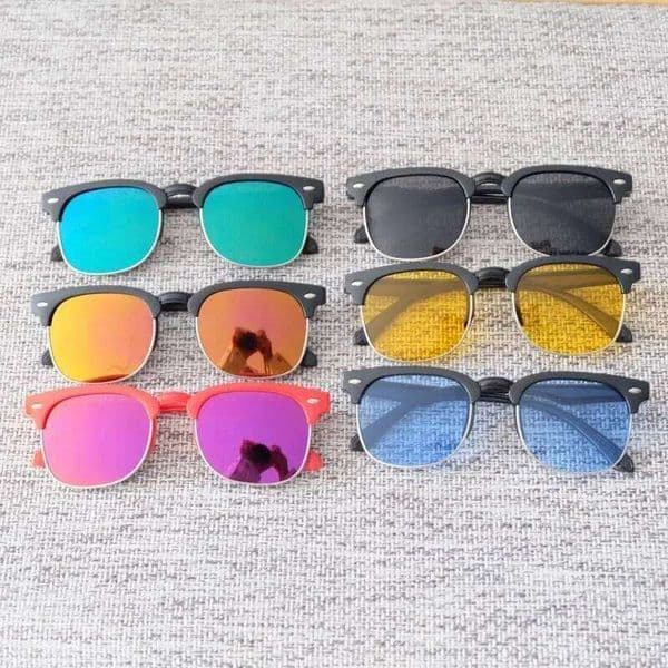 New Children Fashion Sunglasses Girl Decorative Rice Round Form Sun Glasses Boys Outdoor Shading Eyewear UV400 Gafas De Sol 26Y0302 L260610NKT9