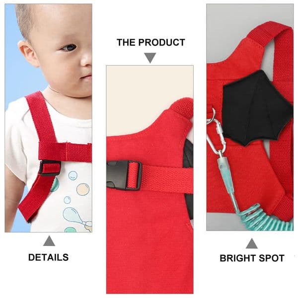 Anti Lost Harness Belt Baby Safety Traction Rope Suitable for Tender Skin Portable Anti Lost Leash Strap for Kids Toddlers 260227