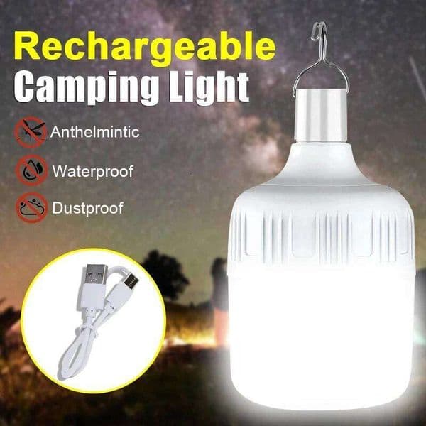 160W USB Rechargeable LED Light House Outdoor Portable Emergency Lanterns Bulb High Power BBQ Tents Camping Lantern C260302