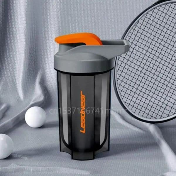 500ML Portable Sport Shaker Bottle Protein Powder Shaker Cup Leak Proof Water Bottle For Gym Fitness Training Drinking Bottle 260204