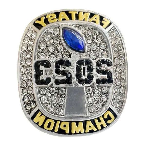 FFL WINIER Fantasy Football Championship Ring - Size 11 Commemorative Trophy Prize Gift for Men H260302