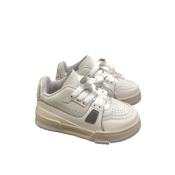 Athletic Fashion CHIldren boys girls letter printed casual shoes Designer CHIldren breathable outdoor skateboarding shoes size 26-35 J260616