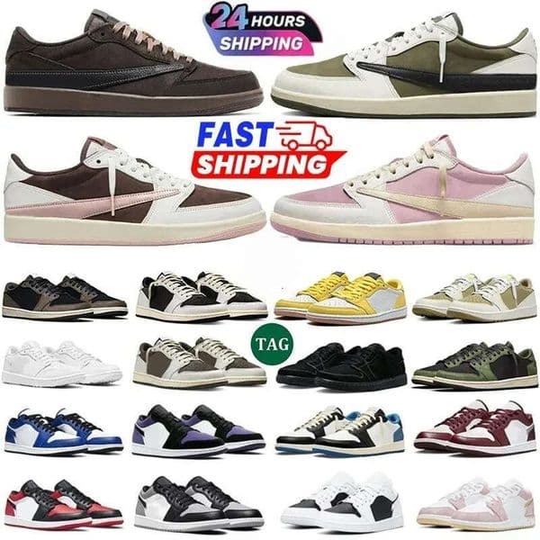 Designer Sneaker Designer for Men Women 1 Basketball Shoes Sneakers Black Phantom Red Bred Toe Court Purple Game Royal Outdoor Sports Trainers Sneaker With Box 36-47