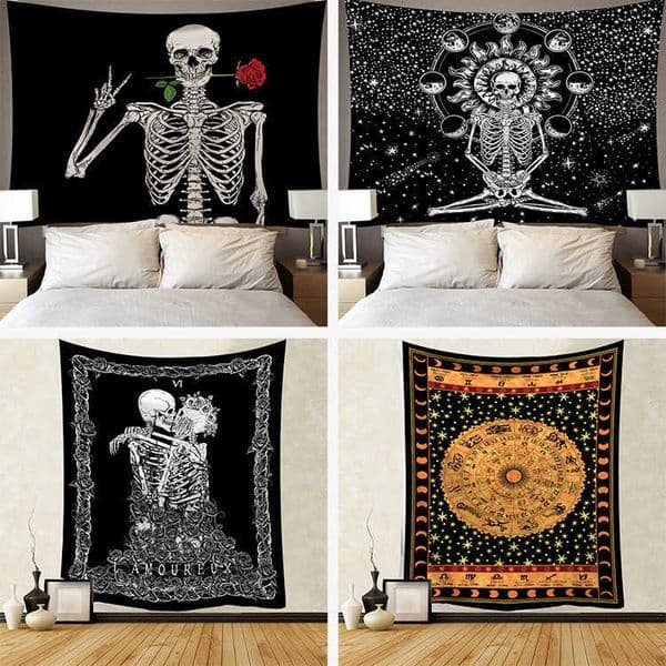 Nordic ins hanging cloth art wall digital printing tapestry / wall carpet / beach towel square towel series S260228R78Q