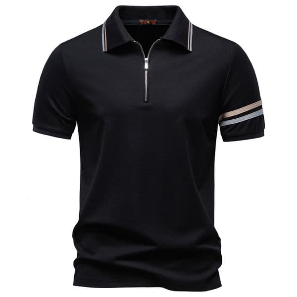 2026 Designer Hoodie Spring/summer New Style Turn-down Collar Zipper Designer Shirt Polo Shirt European Size Business Casual Men's Tencel Short Sleeve Polo Shirt
