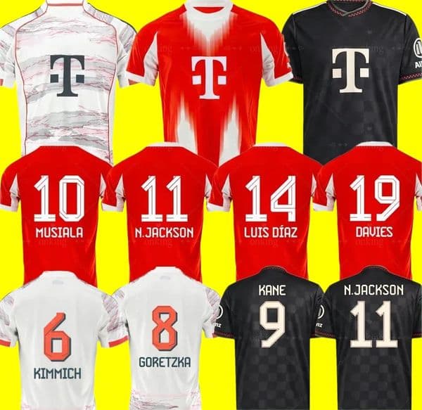 25 26 KANE OLISE soccer jerseys 125-Year Anniversary BAYERNS MUNICH SANE KIMMICH UPAMECANO MULLER COMAN 2025 2026 football shirt DAVIES MUSIALA Men Kid kits