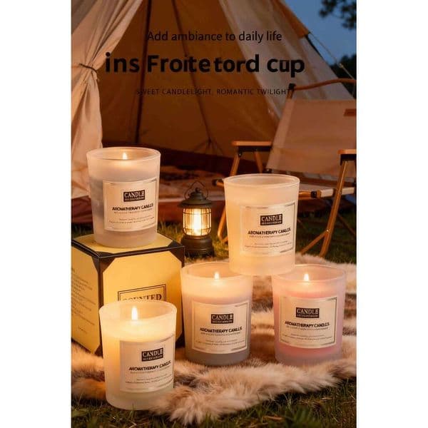Glass Cups, Soy Wax Candles, Souvenir Gifts, Essential Oil Creative Home Aromatherapy Ornaments, Atmosphere S260228