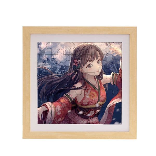 Solid wood photo frame, calligraphy, Chinese painting framing, outer frame hanging on the wall, 50 * 50cm gallery display frame art