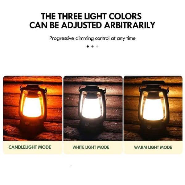 Charging Decoration Atmosphere Light Retro Horse Light Led Desk Lamp Outdoor Camping Bar Light Table Light Lantern Home Decor X2603021