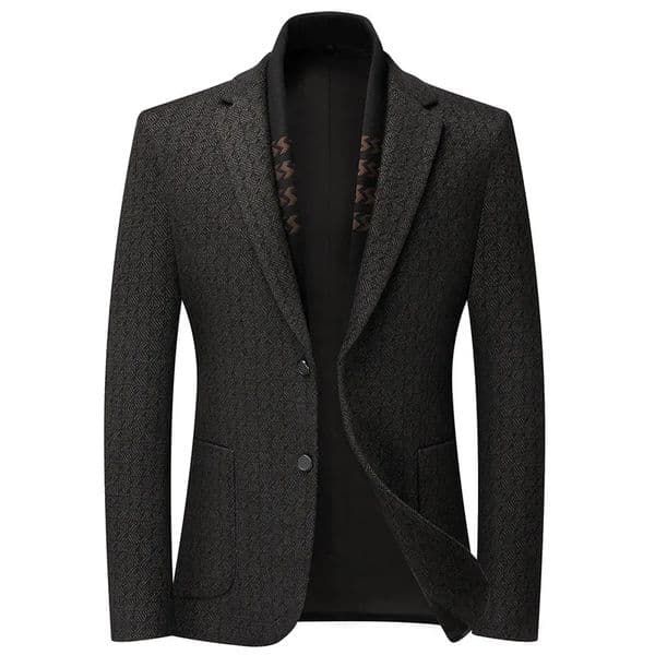 2026 Blazers Mens Fashion Business Outdoor Banquet Versatile Wedding Hosting Dress Actor Gentleman Casual Scarf Blazer 260302