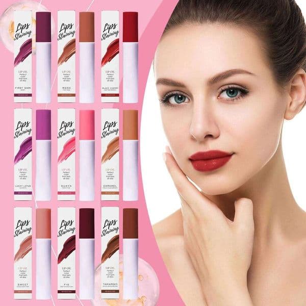 Staining Mirror Oil Gloss Long-Lasting Moisturizing Waterproof Non-stick Cup Makeup Lip Cosmetics Sexy Lips Plumper H260303