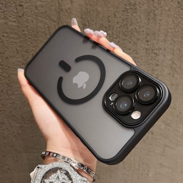 Luxury Magnetic Magsafe Phone Case With Lens Protection For iPhone 16 16e 15 14 Plus 13 12 11 Pro Max For Anti-Drop Cases Protective Casing Cover