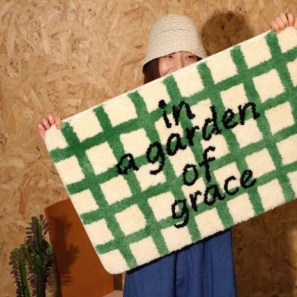 Mini Carpet Cashmere Floor Mat Foot Mat Bathroom Entry Non slip Bedroom Carpet Tea Table Carpet 260202