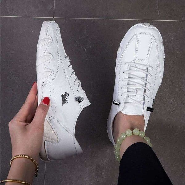 Women's Lightweight Slip On Sneakers, Comfy Low Top Solid Color Trainers, Casual Outdoor Walking Sports Shoes